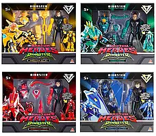 Набір з 4 роботів Dinoster Лучио EU580831 Оз EU580833 Делбі EU580 Джей Мін EU580834 герої Діностер 20 см , Міккі Маус