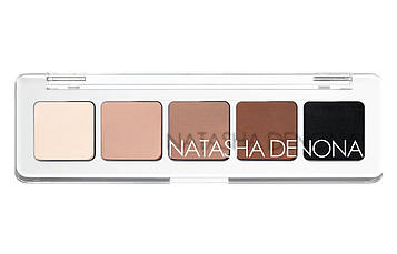 Natasha Denona MINI EYE SCULPT EYESHADOW PALETTE: міні-палетка для макіяжу очей з 5 матовими відтінками для всіх типів шкіри