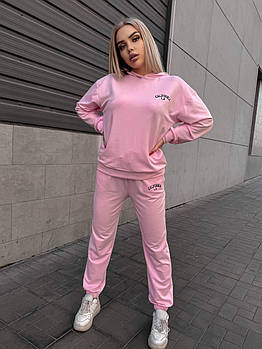 Жіночий спортивний костюм з двонитки із накатом 10 кольорів (Норма)