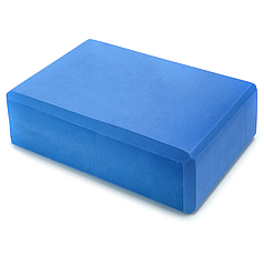 EVA Блок для йоги SP-Planeta FI-5951-2 з хорошою амортизацією 23х15,5х8 см. Синій