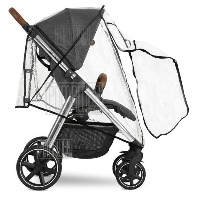 Дощовик на прогулянкову коляску універсальний з блискавками на прогулку для прогулянкової коляски з віконцем