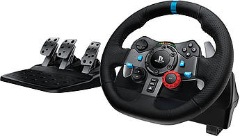 Кермо Logitech G29 Driving Force (PC/PS3/PS4/PS5) — професійне кермо з подвійним зворотним зв'язком