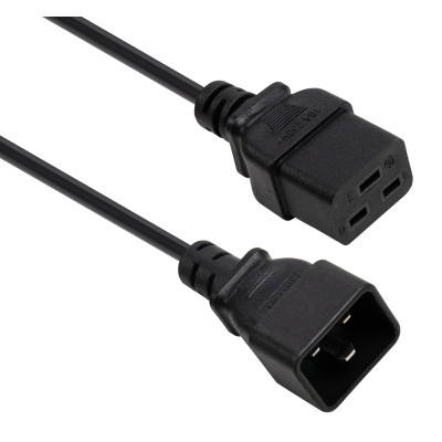 Кабель живлення C19 to C20 1.8m 1.5mm2 copper Vinga (VYPCC19201815CU), фото 1