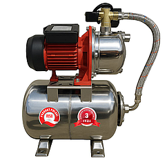 Насосна станція нержавійка для перекачування води для дачі, будинку, котеджу FORWATER Akwa Pump JET 100S 1.1 кВт