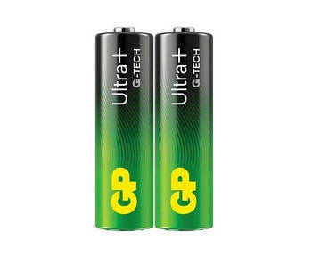 Батарейка GP ULTRA + ALKALINE 1.5V 15AUPHM-2S2 лужна, LR6, AA 15AUP21-S2 G-Rich