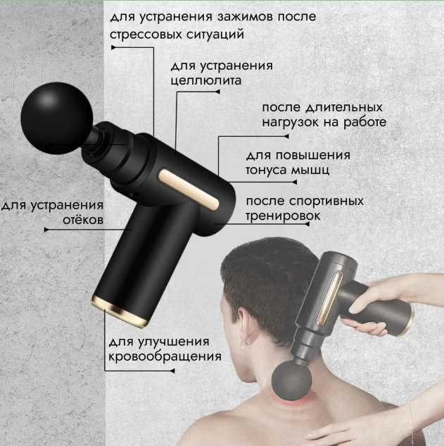 аккумуляторный массажер для тела