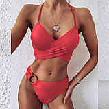 Трендовий жіночий роздільний купальник – роздільна двійка, гарна посадка, сучасний дизайн, фото 6