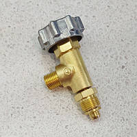 Вентиль підігріваючого кисню кутовий G3/8" / G1/4" MESSER GRIESHEIM