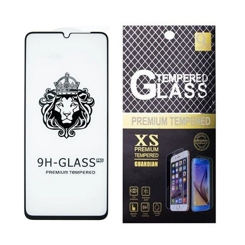 Захисне скло Lion для Samsung Galaxy A05 / A05s / A06 / A055 / A057 / A065 з чорною рамкою