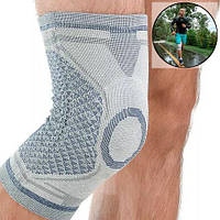 Бандаж колінного суглоба Алкмо 3023. 1/28-33см. Напівжорсткий. Ребра жорсткості. Кільце-Фіксатор. Бандаж коліна. Ортез коліна.