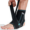 Бандаж гомілко-востопного суглоба Alkom 4044. Безрозмірний. Напівжорсткий. Фіксатор. Ортез на гомілковостопний суглоб., фото 3