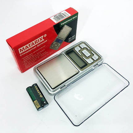 Ваги ювелірні Matarix MX-462 500г, Кращі електронні кухонні ваги, Маленькі ваги, фото 1