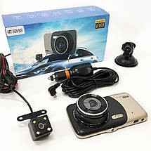 Відеореєстратор автомобільний MHZ DVR CT503 1080P з двома камерами, Реєстратор з камерою на машину, фото 3
