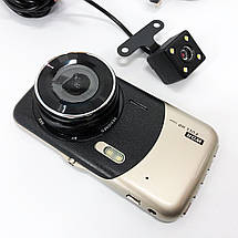 Відеореєстратор автомобільний MHZ DVR CT503 1080P з двома камерами, Реєстратор з камерою на машину, фото 4