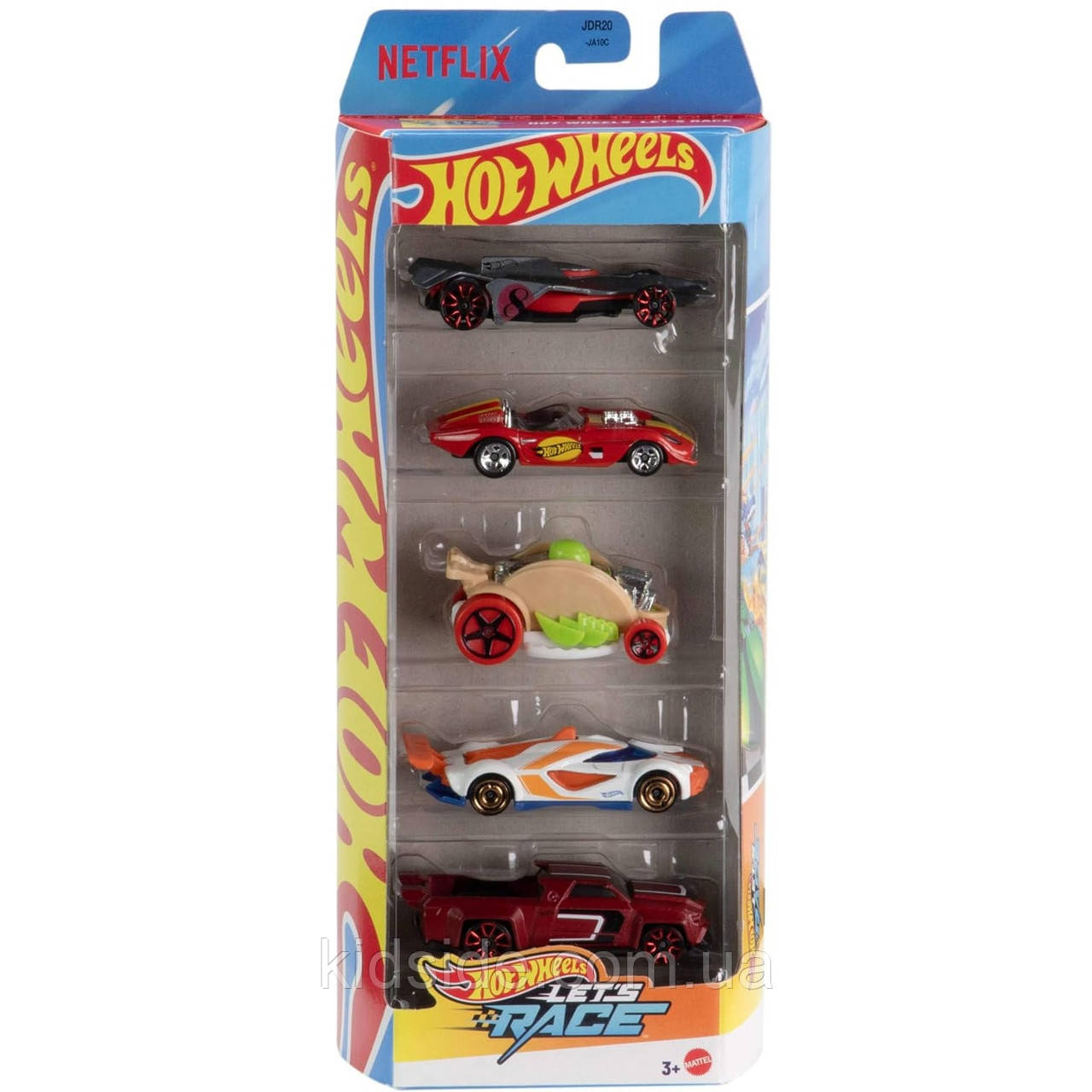 Hot Wheels Let's Race JDR20 Набір машинок Хот Вілс 5 шт