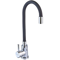 Смеситель для кухни Mixxus SUS-011 Chrome Refl.Black (нерж. сталь) (MI6223) DEKOR.STORE