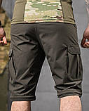 Польовийні стрейчеві штани-шорти PARADOX олива – легкі трансформовані брюки ДЛ6298 ТМ, фото 10