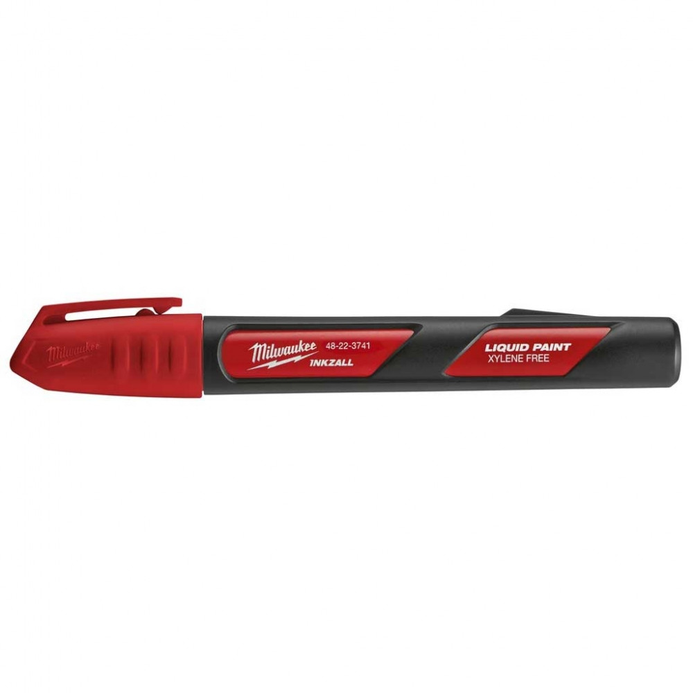 Milwaukee Маркер InkZAll LP, водостійкий, уф-стійкі, червоний, фото 1