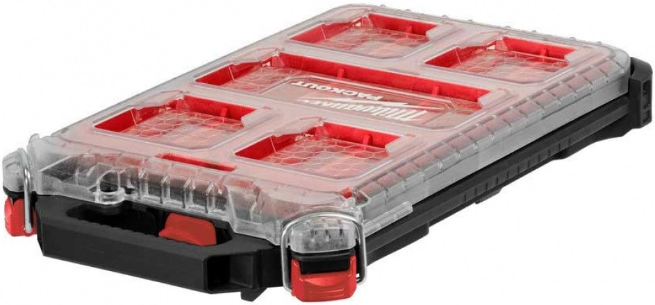 Milwaukee Органайзер універсальний Packout Organiser, 5 відділень, 25х38x6.5см, пластмаса, фото 1