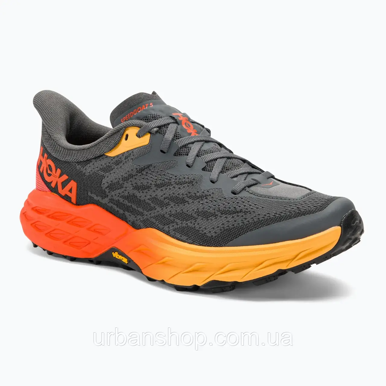 Urbanshop com ua Чоловічі бігові кросівки HOKA Speedgoat 5 замок/полум'я РОЗМІРИ ЗАПИТУЙТЕ