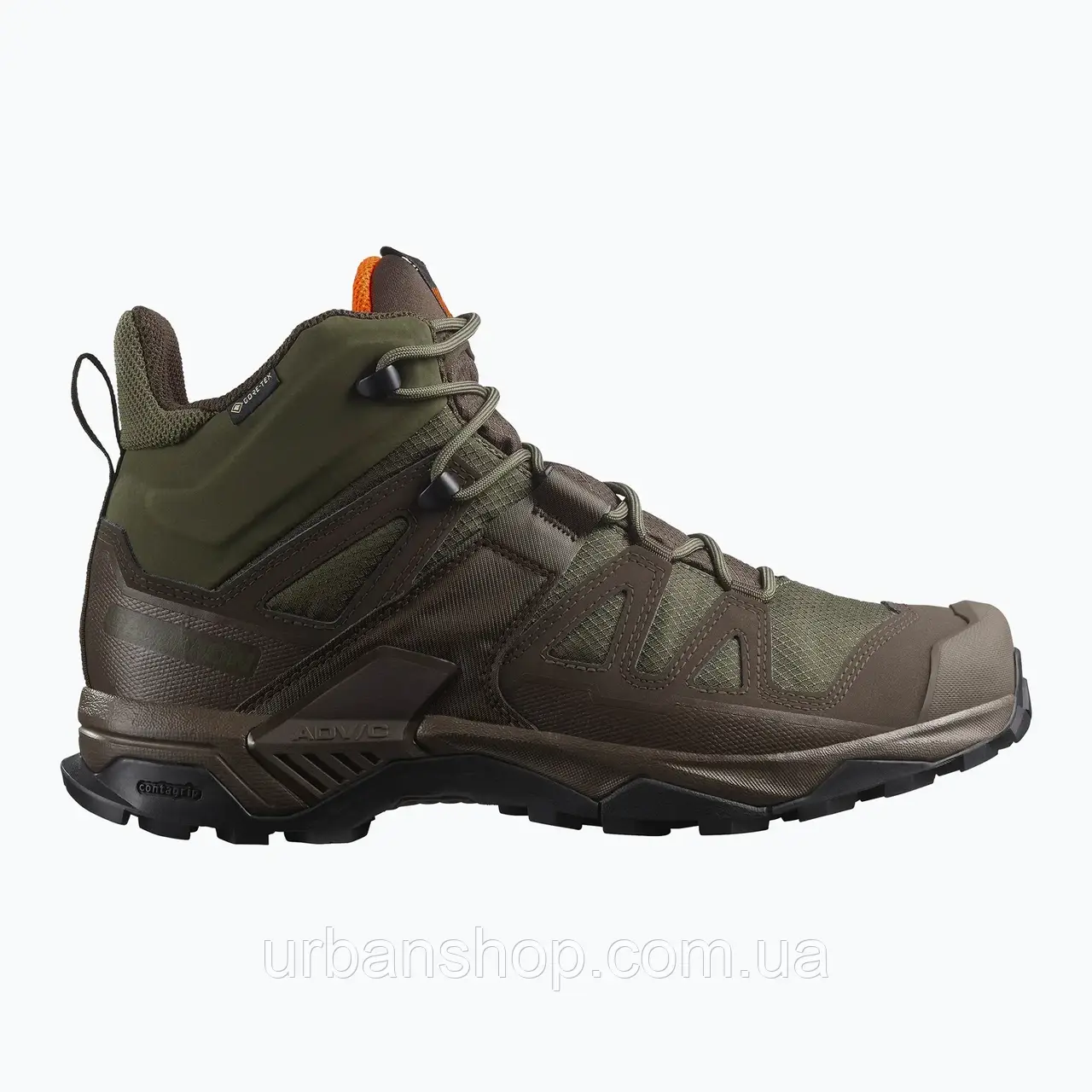 Urbanshop com ua Черевики трекінгові чоловічі Salomon X Ultra Tracker GTX green/earth brown/sharkskin РОЗМІРИ