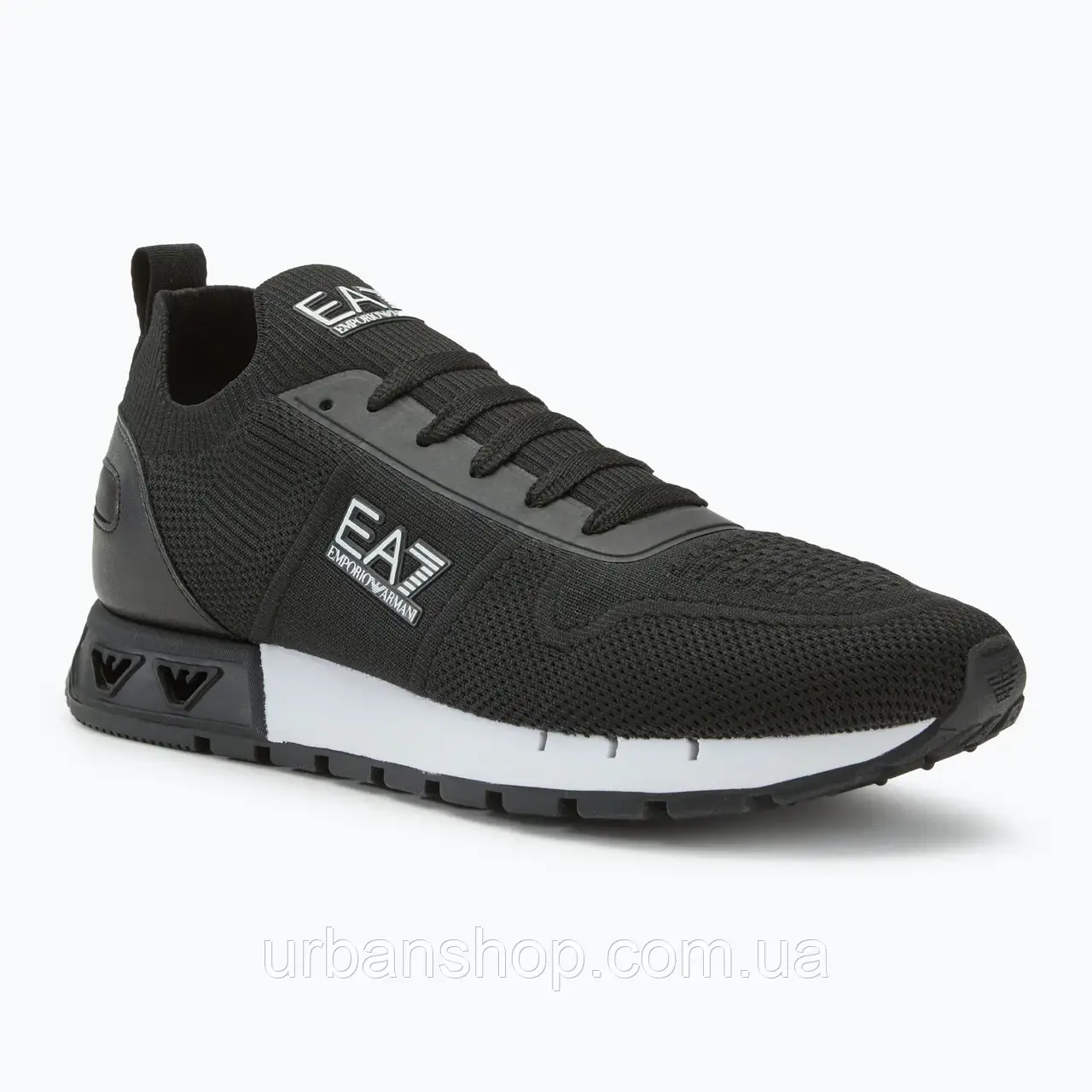 Urbanshop com ua Кросівки EA7 Emporio Armani Black & White Legacy Knit black/ white РОЗМІРИ ЗАПИТУЙТЕ