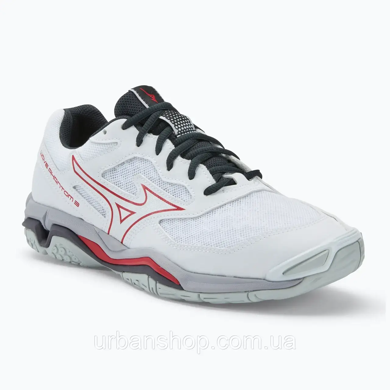 Urbanshop com ua Кросівки для гандболу чоловічі Mizuno Wave Phantom 3 white/salsa/black РОЗМІРИ ЗАПИТУЙТЕ