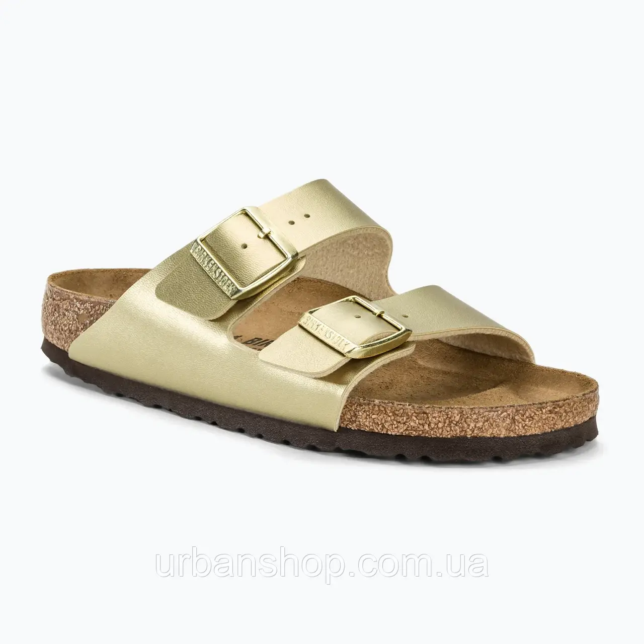 Urbanshop com ua Жіночі шльопанці BIRKENSTOCK Arizona BF Narrow золото РОЗМІРИ ЗАПИТУЙТЕ