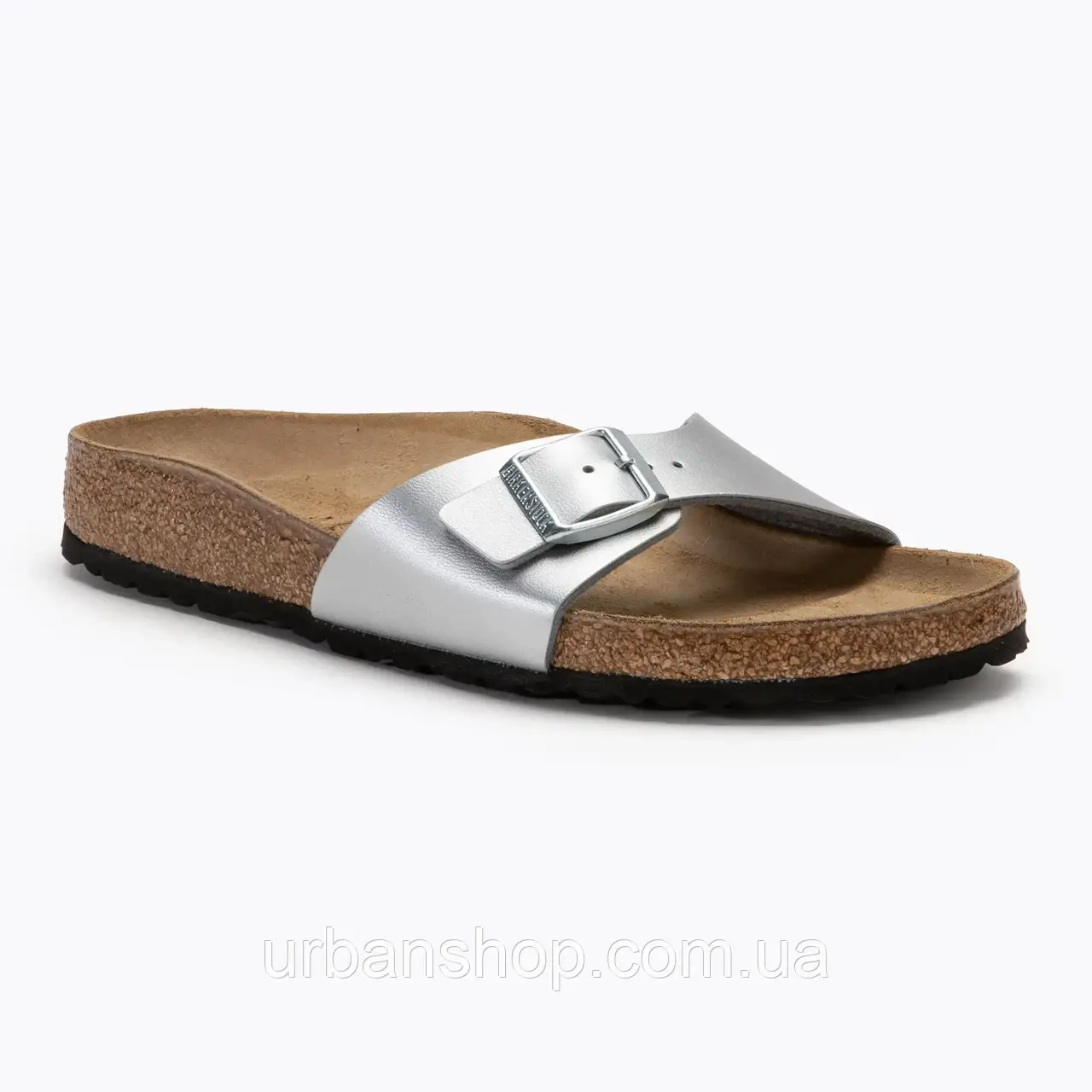 Urbanshop com ua Шльопанці BIRKENSTOCK Madrid BF Narrow silver РОЗМІРИ ЗАПИТУЙТЕ