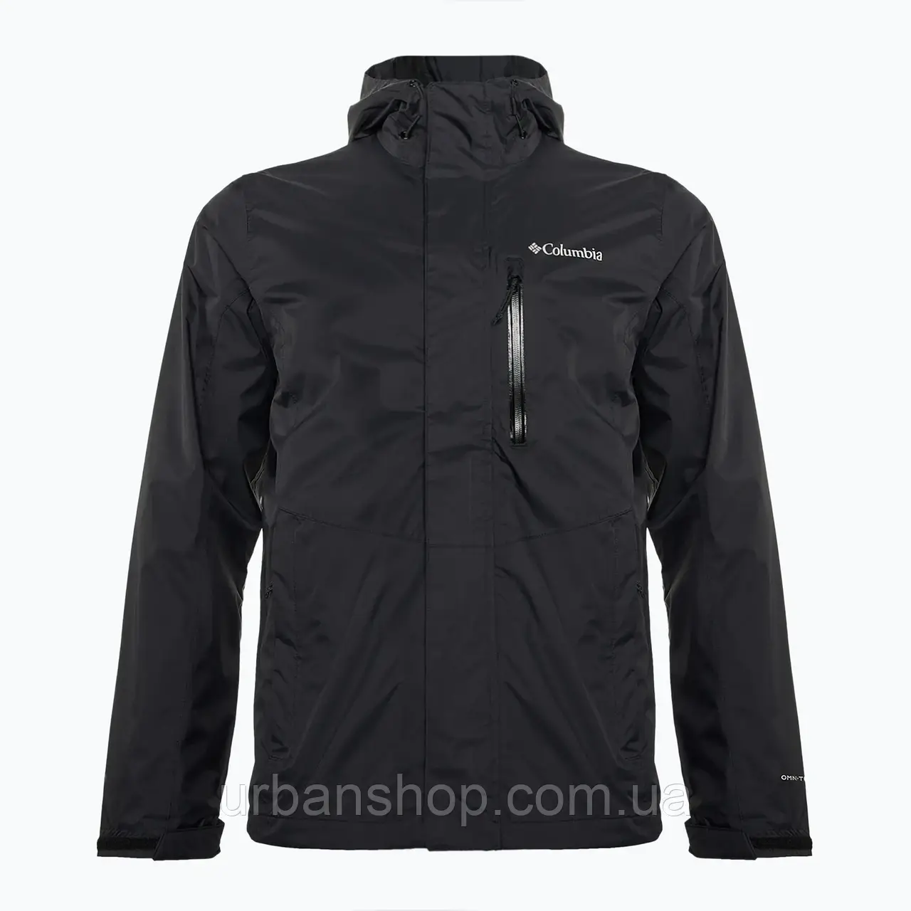 Urbanshop com ua Куртка-дощовик чоловіча Columbia Pouring Adventure III black РОЗМІРИ ЗАПИТУЙТЕ
