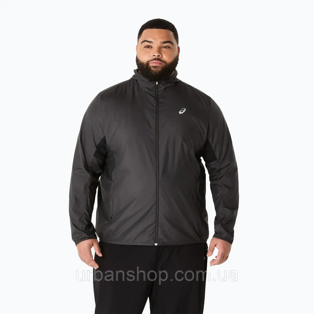 Urbanshop com ua Чоловіча бігова куртка ASICS Core performance чорна РОЗМІРИ ЗАПИТУЙТЕ
