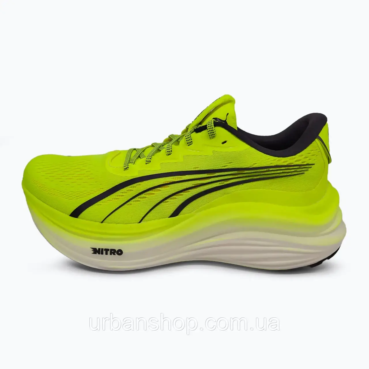 Urbanshop com ua Кросівки для бігу чоловічі PUMA MagMax Nitro yellow alert/puma black РОЗМІРИ ЗАПИТУЙТЕ