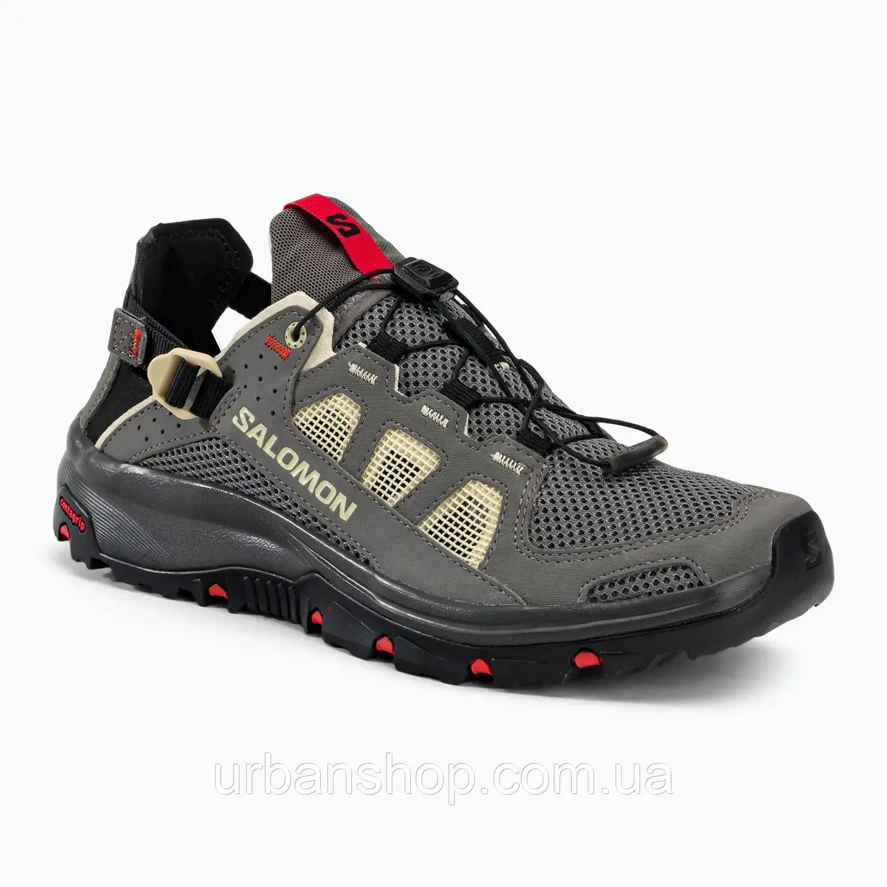 Urbanshop com ua Аквашузи чоловічі Salomon Techamphibian 5 темно-сірі L47114900 РОЗМІРИ ЗАПИТУЙТЕ