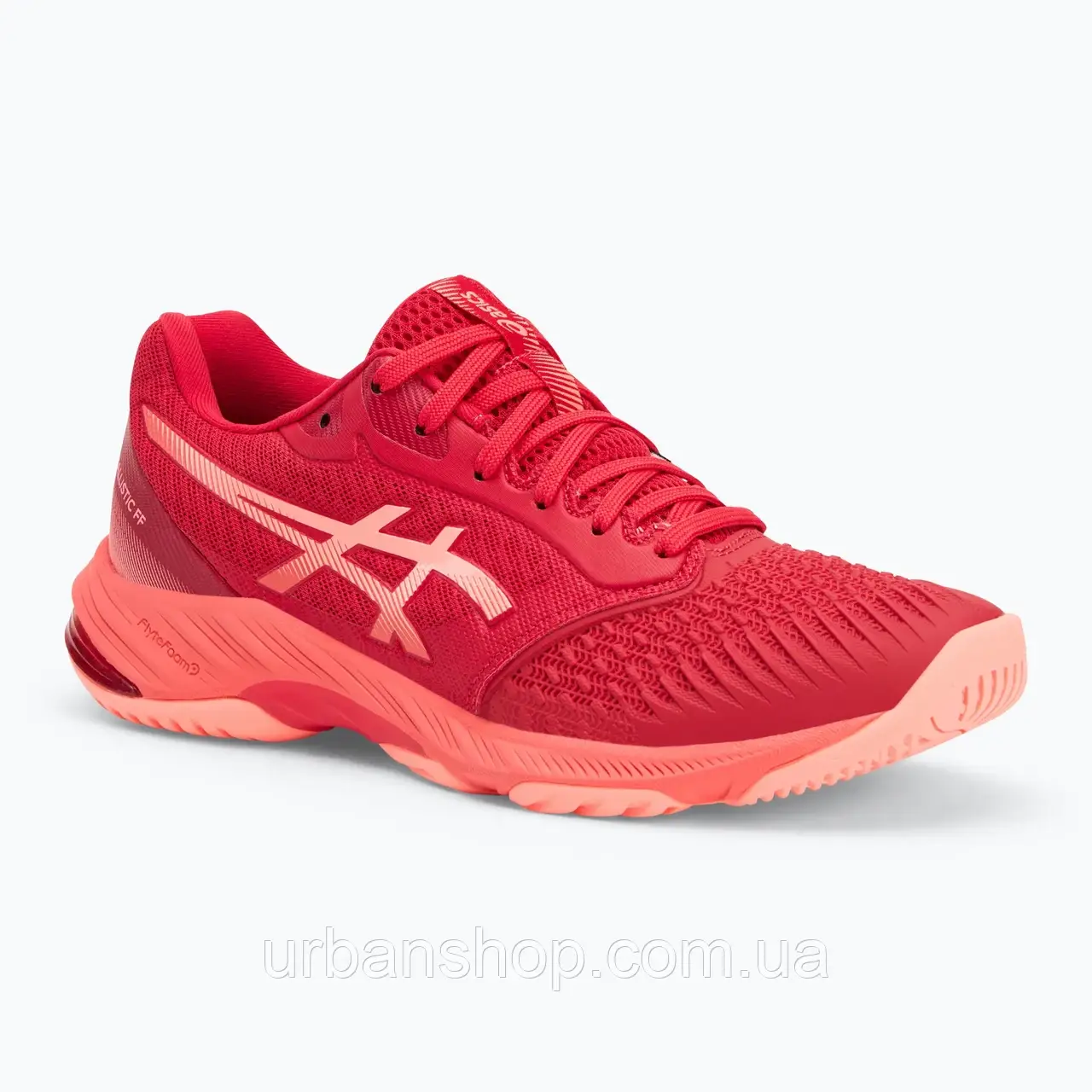 Urbanshop com ua Кросівки чоловічі ASICS Netburner Ballistic FF 3 speed red/ sun coral РОЗМІРИ ЗАПИТУЙТЕ