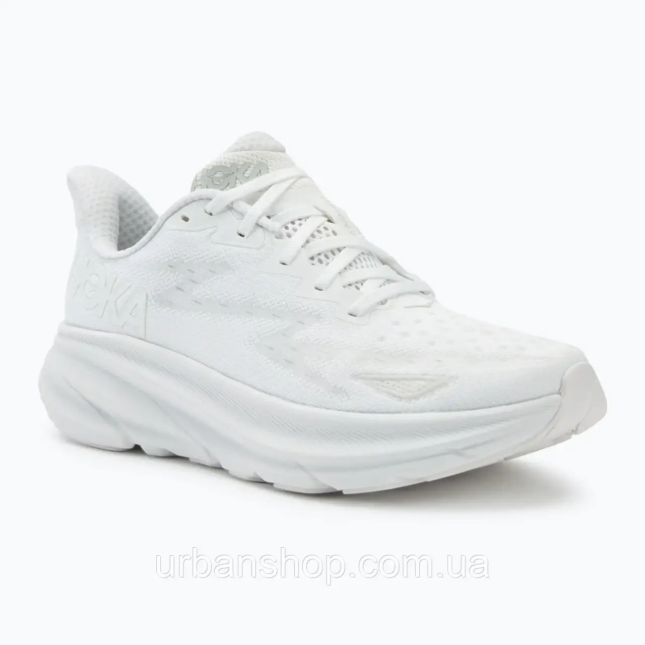 Urbanshop com ua Кросівки для бігу чоловічі HOKA Clifton 9 white/white РОЗМІРИ ЗАПИТУЙТЕ