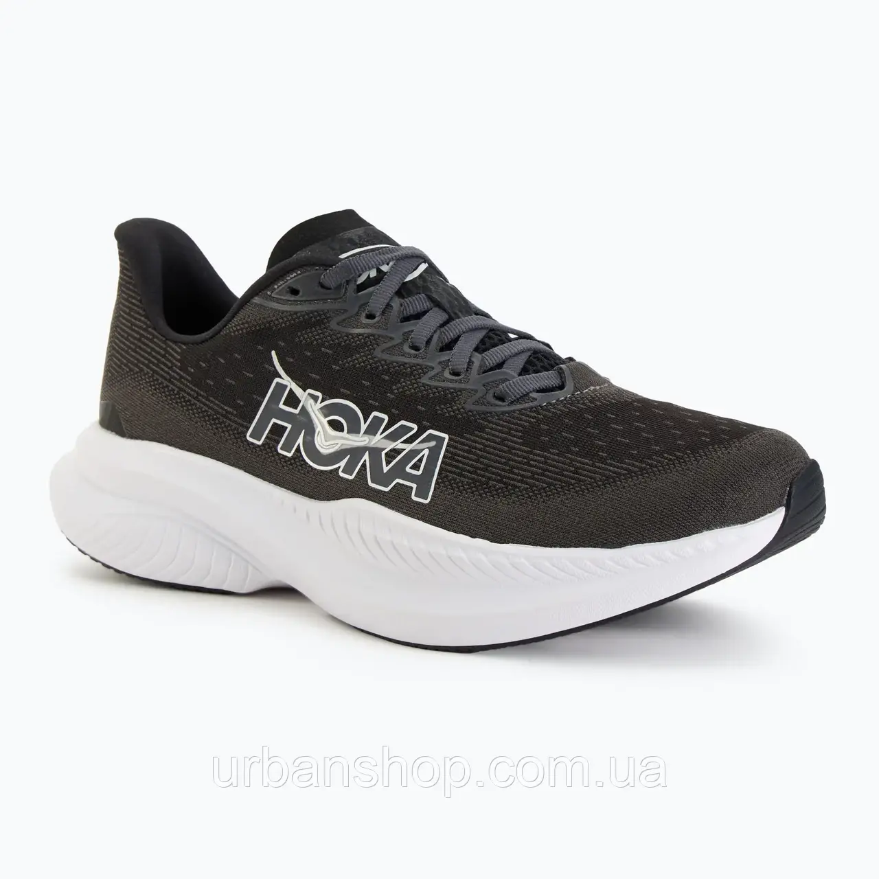 Urbanshop com ua Чоловічі бігові кросівки HOKA Mach 6 чорний/білий РОЗМІРИ ЗАПИТУЙТЕ