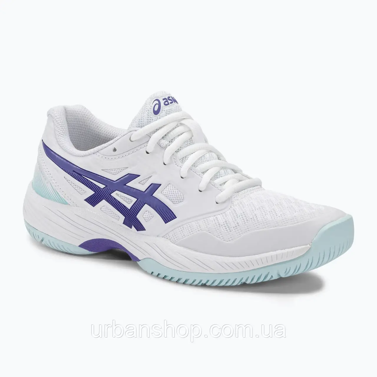 Urbanshop com ua Кросівки для сквошу жіночі ASICS Gel-Court Hunter 3 white / blue violet РОЗМІРИ ЗАПИТУЙТЕ