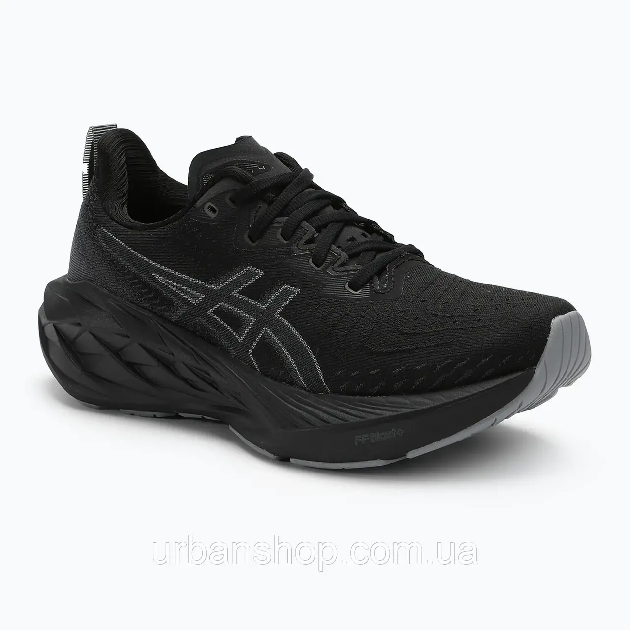 Urbanshop com ua Кросівки для бігу жіночі ASICS Novablast 4 black/graphite grey РОЗМІРИ ЗАПИТУЙТЕ