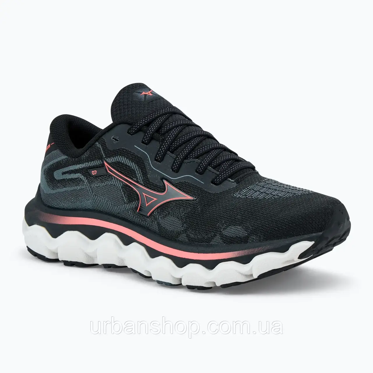 Urbanshop com ua Кросівки для бігу жіночі Mizuno Wave Horizon 7 black/ dubarry/ nimbus cloud РОЗМІРИ ЗАПИТУЙТЕ
