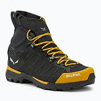 Urbanshop com ua Черевики трекінгові чоловічі Salewa Ortles Light Mid PTX gold/black РОЗМІРИ ЗАПИТУЙТЕ