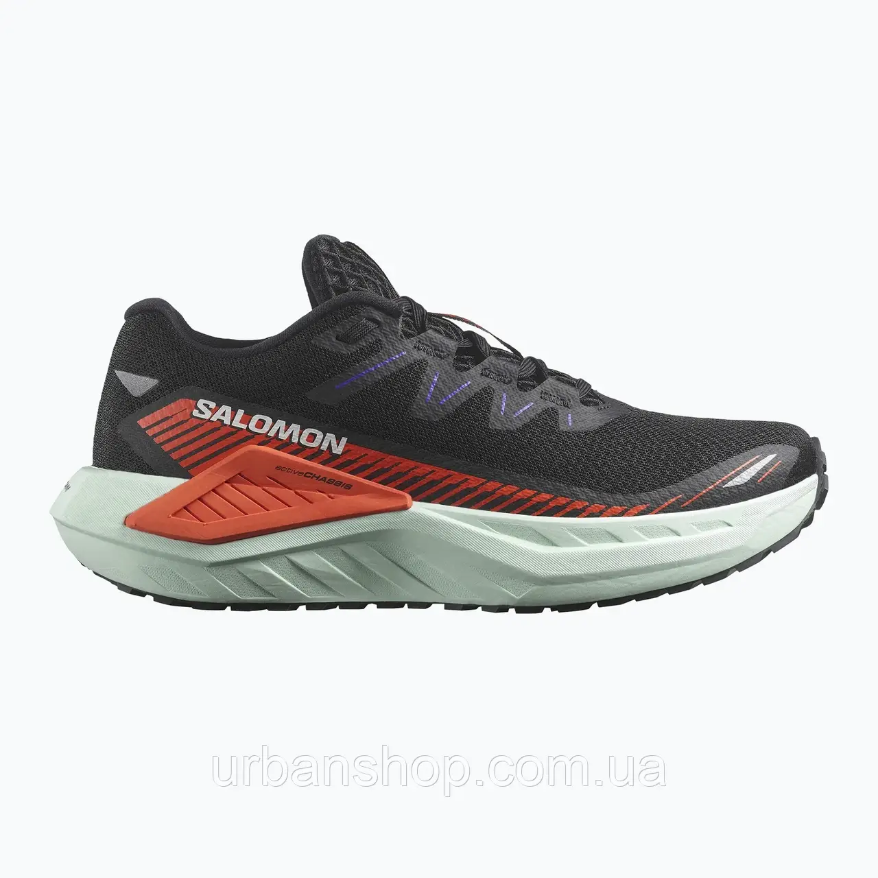 Urbanshop com ua Кросівки для бігу жіночі Salomon Drx Defy GRVL black/cherry tomato/bay РОЗМІРИ ЗАПИТУЙТЕ