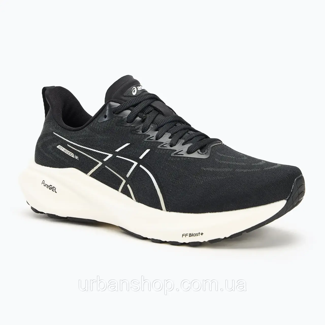 Urbanshop com ua Кросівки для бігу чоловічі ASICS GT-2000 13 wide fit black/white РОЗМІРИ ЗАПИТУЙТЕ