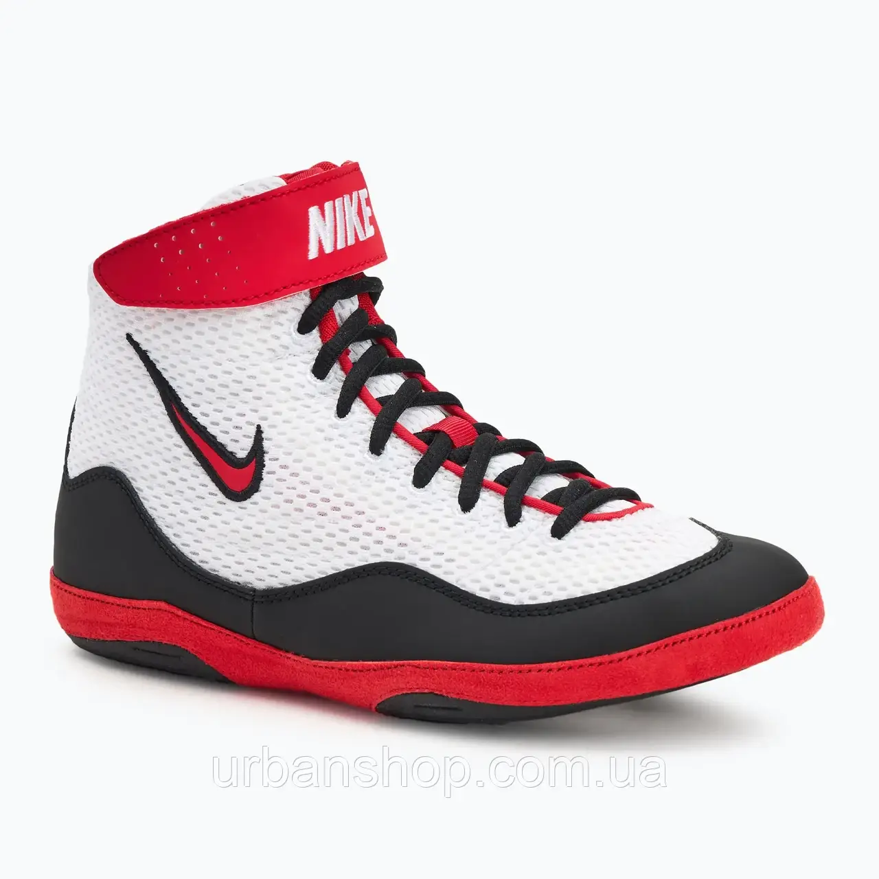 Urbanshop com ua Кросівки борцівські Nike Inflict 3 white/red/black РОЗМІРИ ЗАПИТУЙТЕ