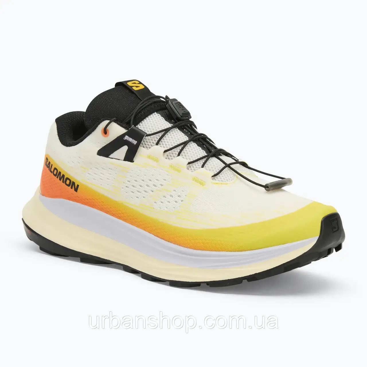 Urbanshop com ua Кросівки для бігу жіночі Salomon Ultra Glide 2 vanilla ice/sulphur spring/orchid peta РОЗМІРИ