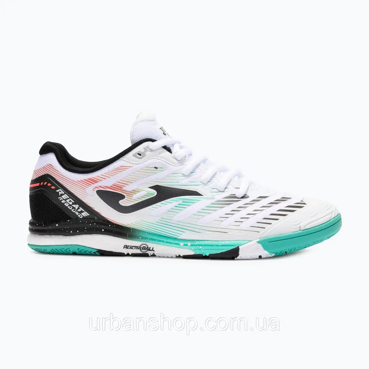 Urbanshop com ua Кросівки футбольні чоловічі Joma Regate Rebound IN white РОЗМІРИ ЗАПИТУЙТЕ