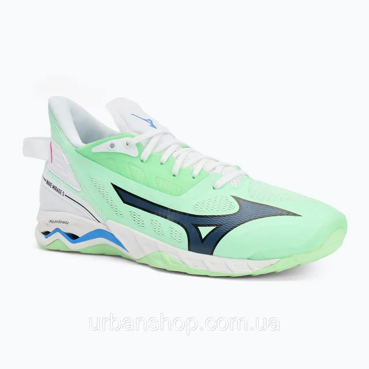 Urbanshop com ua Кросівки Mizuno Wave Mirage 5 neo mint/black/frontier blue РОЗМІРИ ЗАПИТУЙТЕ
