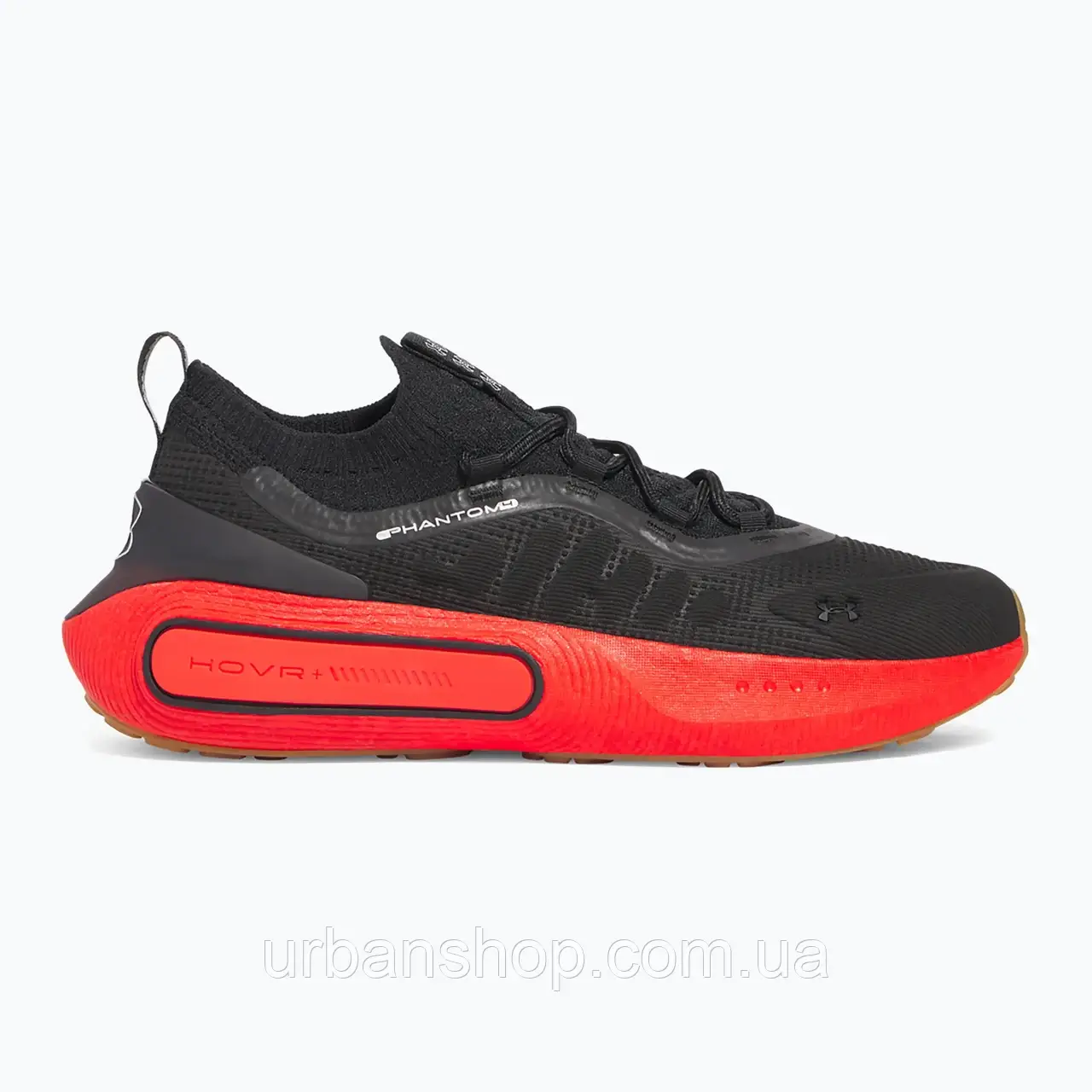 Urbanshop com ua Кросівки чоловічі Under Armour Phantom 4 black/lava red/metallic silver РОЗМІРИ ЗАПИТУЙТЕ