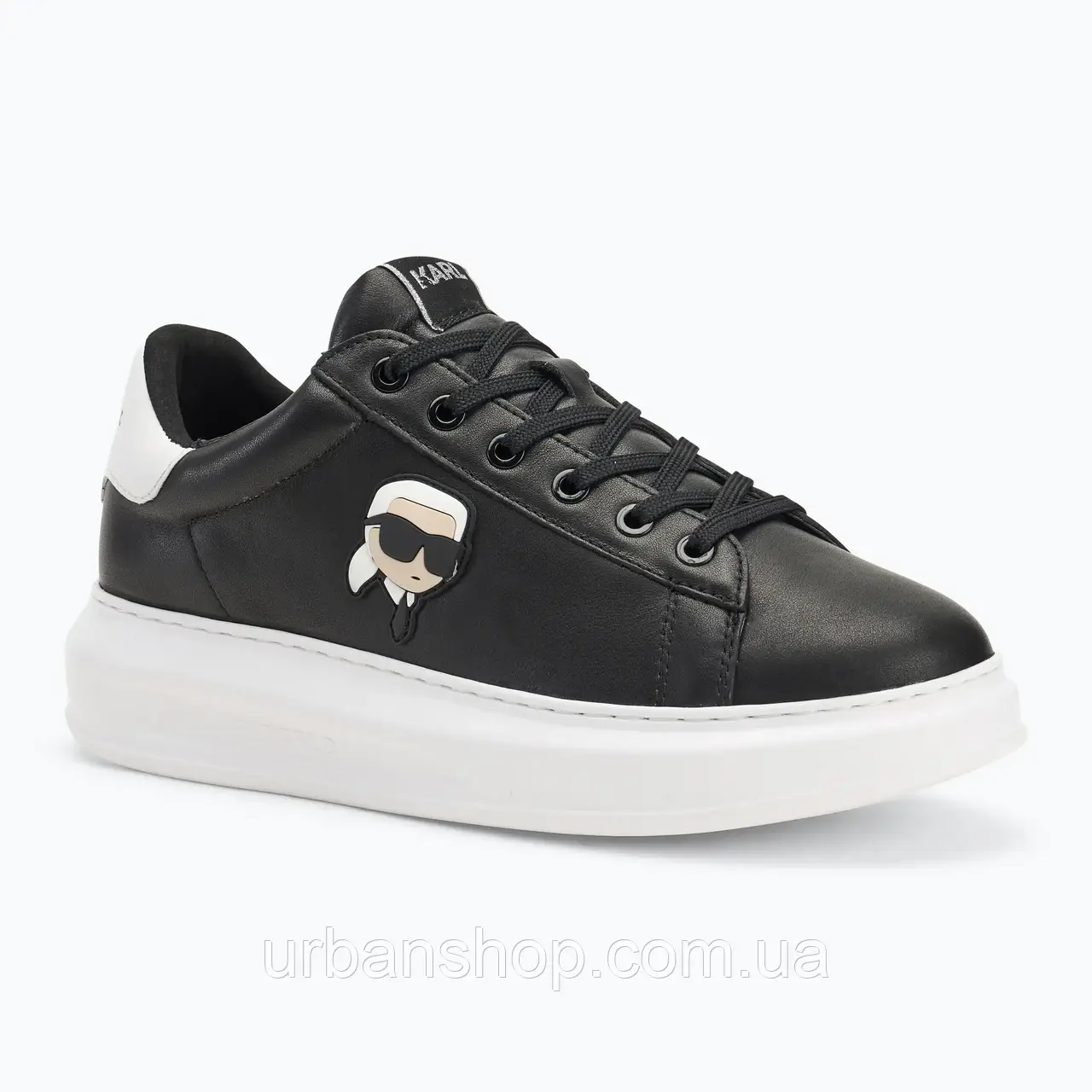 Urbanshop com ua Кросівки чоловічі KARL LAGERFELD Kapri Nft black leather РОЗМІРИ ЗАПИТУЙТЕ