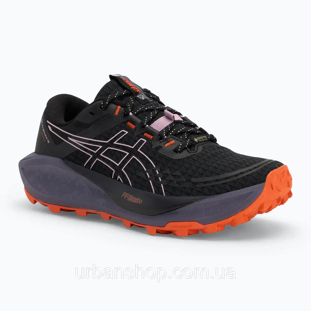 Urbanshop com ua Кросівки для бігу жіночі ASICS Gel-Trabuco 13 GTX black/light ube РОЗМІРИ ЗАПИТУЙТЕ