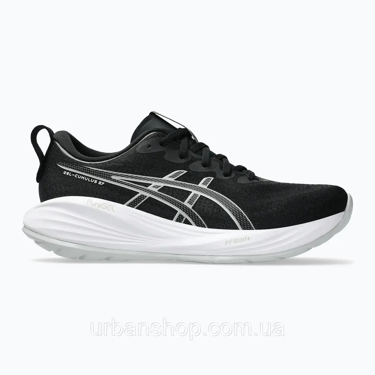 Urbanshop com ua Кросівки для бігу жіночі ASICS Gel-Cumulus 27 black/ concrete РОЗМІРИ ЗАПИТУЙТЕ